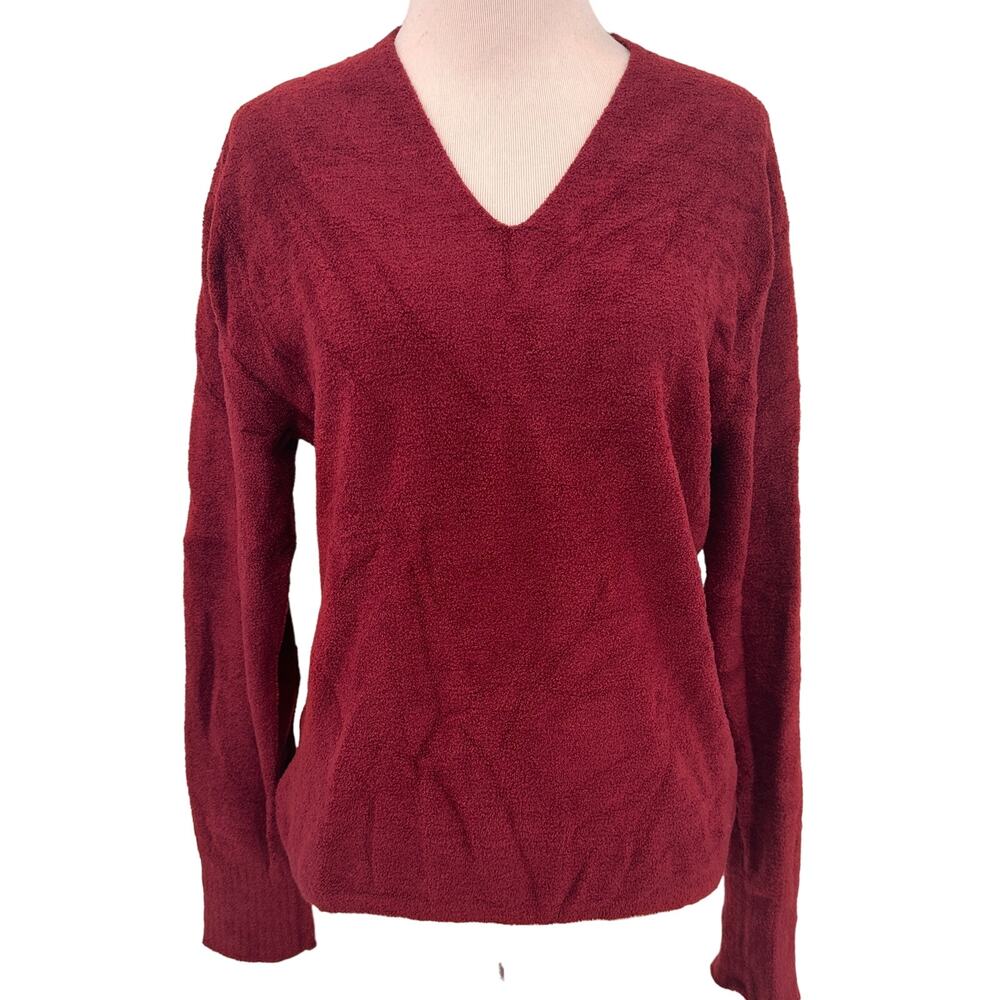 Nomadic Traders Red V-Neck Buttery Soft Sweater Size Large